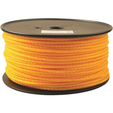 Do it Best Yellow Braided Polypropylene Rope, 3/16 In. x 650 Ft.