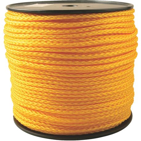 Do it Best Yellow Braided Polypropylene Rope, 5/16 In. x 750 Ft.