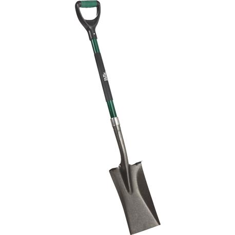 Do it Best 32 in. Fiberglass D-Handle Square Point Garden Spade