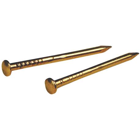 Hillman 5/8 In. 18 Gauge Brass Escutcheon Pins