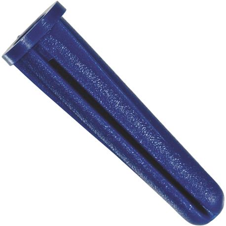 Hillman #10 - #12 Thread x 1 in. Blue Conical Plastic Anchors, 10-Count