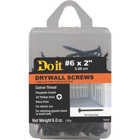 Do it Best #6 x 2 In. Coarse Thread Drywall Screw