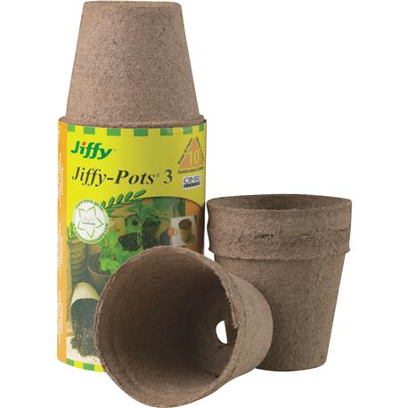 Jiffy Round Peat Pots, 10-Pack