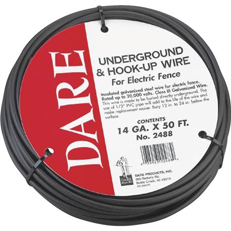 Dare Underground and Hook-Up Wire, 50 ft.