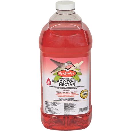 Perky-Pet Red Liquid Hummingbird Nectar, 64 oz.