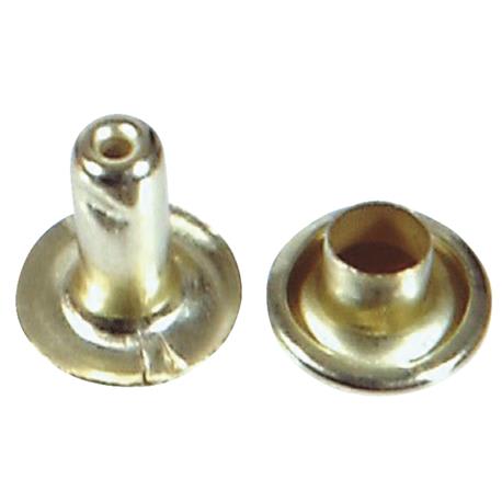 Hillman Brass Speedie Rivet, 12-Count