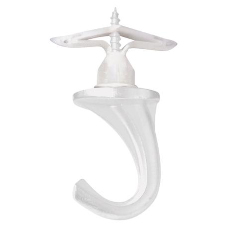 Hillman Cobra White 75 Lb. Ceiling Hook