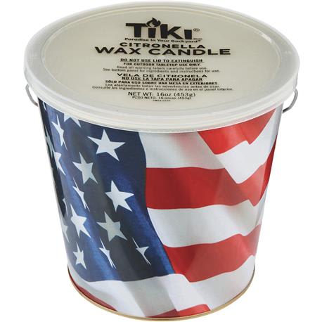 American Flag Citronella Bucket