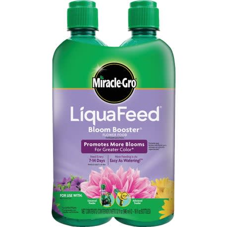 Miracle-Gro LiquaFeed Bloom Booster Flower Food, 2 Pack