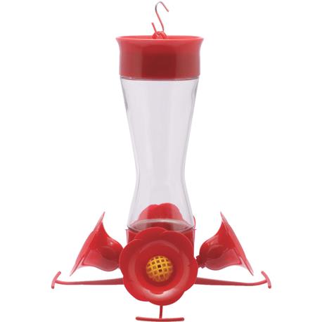 Perky-Pet Glass Hummingbird Feeder, 8 oz.