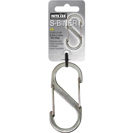 Nite Ize S-Biner 25 lb. Stainless Steel Dual Carabiner #3