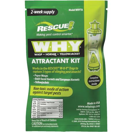 Rescue WHY Wasp, Hornet, & Yellow Jacket Liquid Attractant Kit