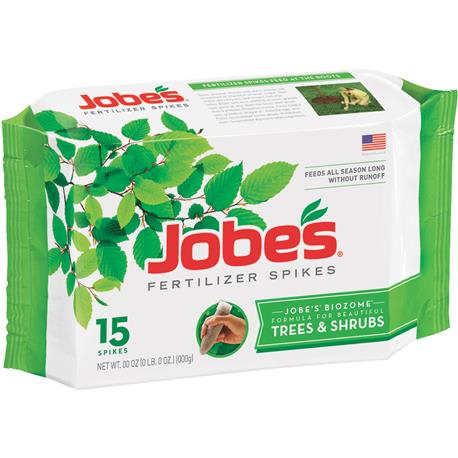 Jobe's Tree and Shrub Fertilizer Spikes, 15-Pack