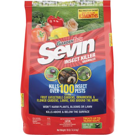 Garden Tech Sevin Lawn Insect Killer Granules, 10 lb.