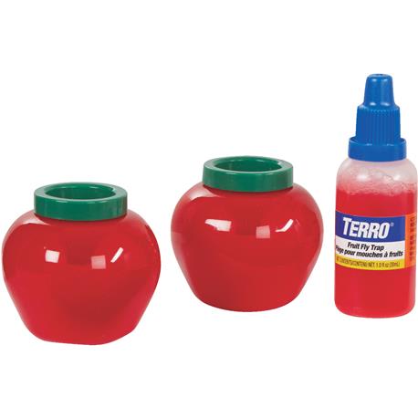 Terro Disposable Indoor/Outdoor Fruit Fly Trap, 2-Pack