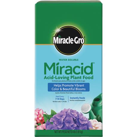 Miracle-Gro Water Soluble Miracid Acid-Loving Plant Food, 4 lbs.