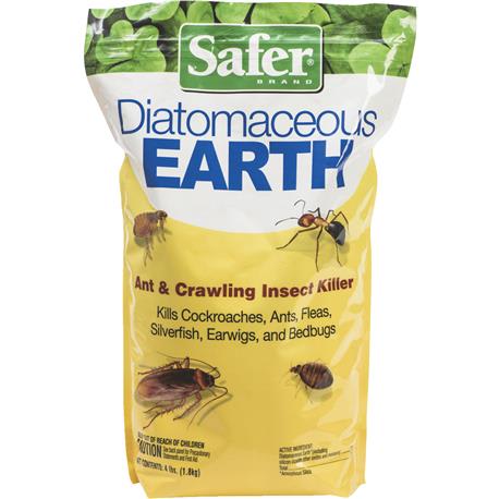 Safer Diatomaceous Earth Crawling Insect Killer Powder, 4 lb.