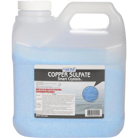 Crystal Blue Copper Sulfate Smart Crystals Moss & Algae Killer, 15 lb.