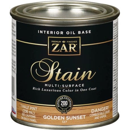 ZAR® Interior Oil Base Golden Sunset Wood Stain, 1/2 Pint