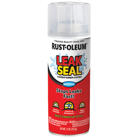 Rust-Oleum Leakseal Clear Flexible Rubber Coating, 12 oz.