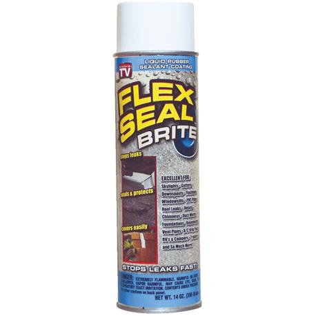 Flex Seal Bright White Spray Rubber Sealant, 14 oz.