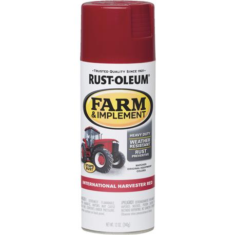 Rust-Oleum Farm & Implement International Harvester Red Spray Paint, 12 oz.