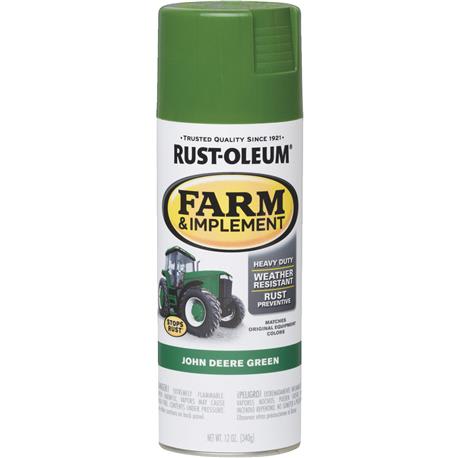 Rust-Oleum Farm & Implement John Deere Green Spray Paint, 12 oz.