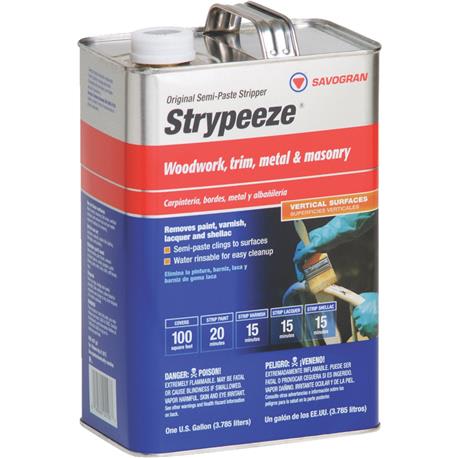 Savogran Strypeeze Methylene Chloride Free Paint & Varnish Stripper, 1 Gallon