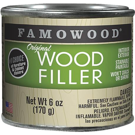 Famowood Walnut Wood Filler, 6 oz.