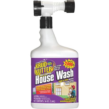 Krud Kutter Multi-Purpose House Wash Spray Concentrate with Hose End, 56 oz.