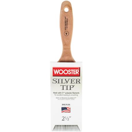 Wooster Silver Tip Flat Sash Varnish & Paint Brush, 2-1/2 in.