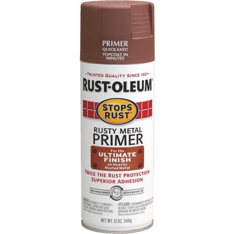 Rust-Oleum Brown Rusty Metal Spray Primer, 12 oz.