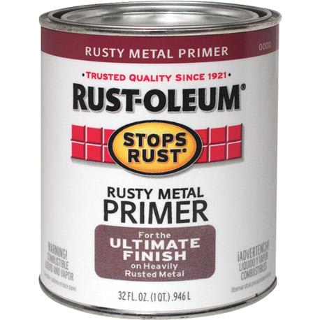 Rust-Oleum Red/Brown Rusty Metal Primer, 1 Quart