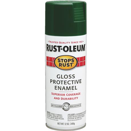 Rust-Oleum Hunter Green Gloss Protective Enamel Spray Paint, 12 oz.