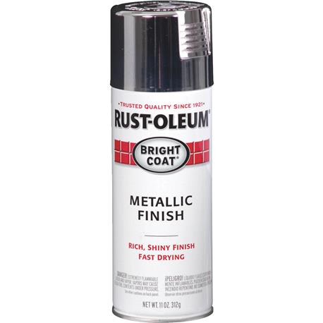 Rust-Oleum Bright Coat Chrome Metallic Finish Spray Paint, 11 oz.