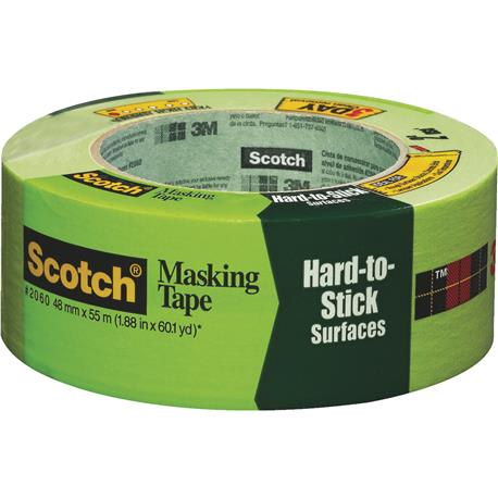 3M Scotch Green Rough Surface Painter's Tape, 1.88 in. x 60 yd.