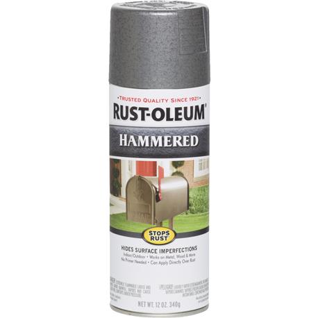 Rust-Oleum Hammered Gray Metallic Finish Spray Paint, 12 oz.