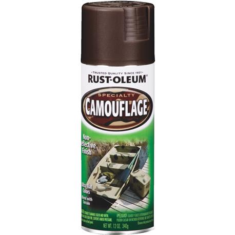 Rust-Oleum Camouflage Earth Brown Spray Paint, 12 oz.