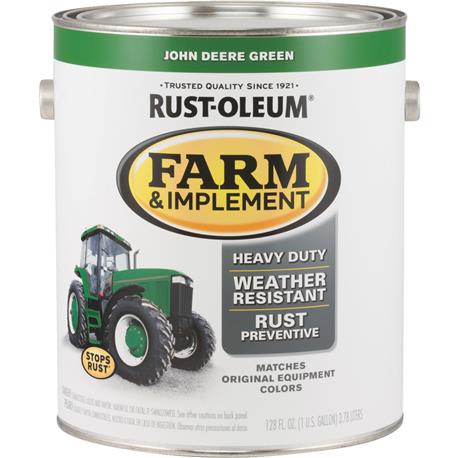 Rust-Oleum Farm & Implement John Deere Green Gloss Enamel Paint, 1 Gallon