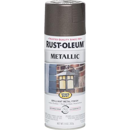 Rust-Oleum Dark Bronze Metallic Spray Paint, 11 oz.