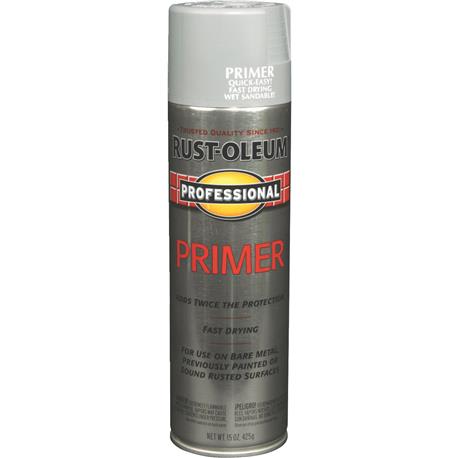 Rust-Oleum Professional Gray Fast Dry All-Purpose Spray Primer, 15 oz.