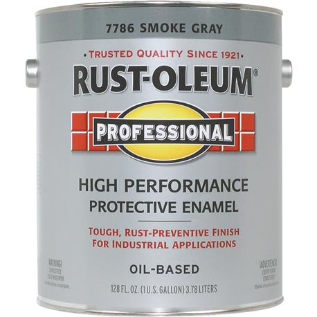 Rust-Oleum Professional Smoke Gray Oil Base Protective Enamel, 1 Gallon