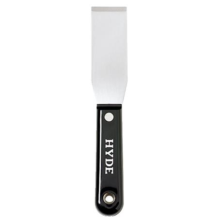 Hyde Black & Silver Stiff Chisel Professional Putty Knife, 1-5/16 in.