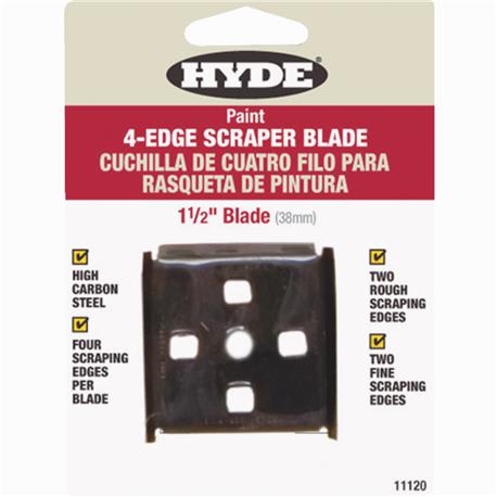 Hyde 1-1/2 in. 4-Edge Replacement Scraper Blade