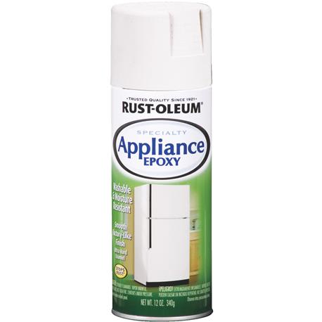 Rust-Oleum White Specialty Appliance Spray Epoxy, 12 oz.