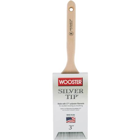 Wooster Silver Tip Chisel Trim Flat Sash Paint Brush, 3 in.