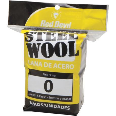 Red Devil Fine Steel Wool, 8-Pack