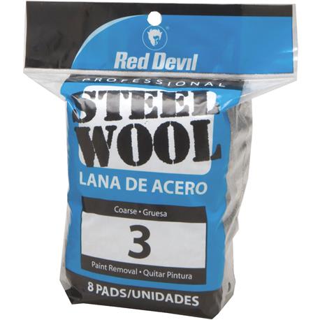 Red Devil Coarse Steel Wool, 8-Pack
