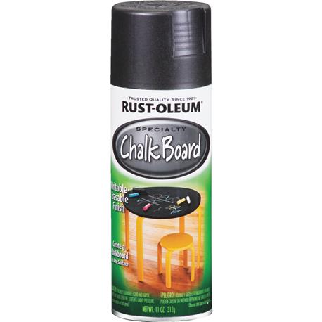 Rust-Oleum Black Erasable Chalk Board Spray Paint, 11 oz.