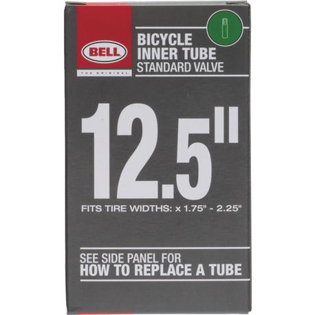 Bike Shop Bicycle Inner Tube, Schrader Valve, 12.5 x 1.75-2.25